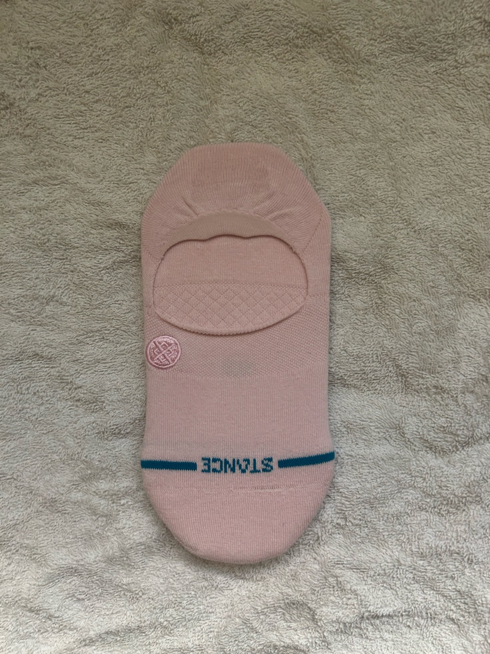Women’s Stance No Show Icon Pink Socks Medium Size